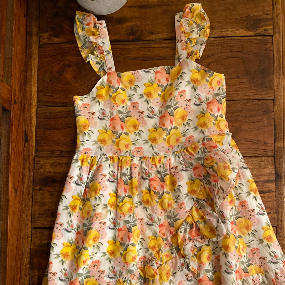 Janie & Jack Spring Flower Dress Size 5